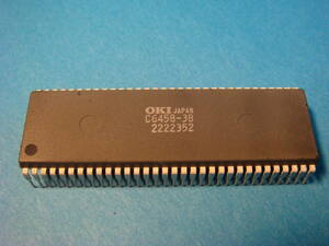 集積回路 IC OKI JAPAN C6458-38 2222352 NOS 未使用品 MSC6458-38SS 64-PIN 64ピン　細長 多足 ムカデ足