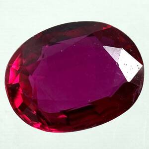 〔天然ルビー0.470ct〕a 約5.80×4.49mm ルース 裸石 corundum コランダム RUBY 宝石 ジュエリー 