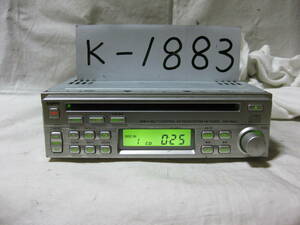 K-1883　SANYO　サンヨー　CDF-R3611G 99000-79L90　1Dサイズ　CDデッキ　故障品