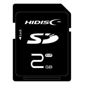 送料無料 SDカード 2GB 2ギガ ハイディスク HIDISCｘ１枚