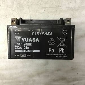 H61-4 バイク用 バッテリー YTX7A-BS 中古 良品 テスターにて測定済み