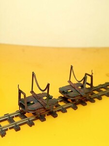 乗工社　1/87　木曽森林鉄道　運材車　組立品