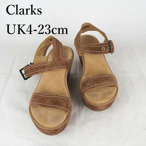 LK8358*Clarks*クラークス*レディースサンダル*UK4-23cm*茶