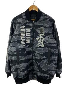 A BATHING APE◆ブルゾン/M/ポリエステル/BLK/カモフラ/001HJI701001F