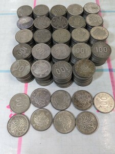 稲穂 100円 百円 硬貨　旧硬貨 古銭　コレクション 大量 まとめ 249枚 24900円分 銀貨 日本国 レターパックプラス