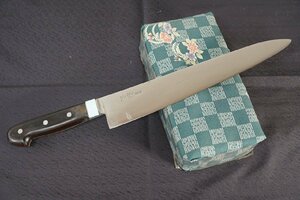 [QS][D4300880] 東京杉本 SUGIMOTO 牛刀 洋包丁全長約:440mm 刃長約:290mm 重量約:320g