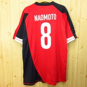 ◎美品！ 猶本光 浦和レッズ レディース サ#8 女子サッカー◆ユニフォーム ゲームシャツ◆メンズ 赤 Mサイズ◆A4794