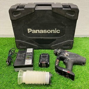 【現状品　ジャンク】『4-360』Panasonic パナソニック ハンマードリル 充電器 バッテリー 集塵カップ