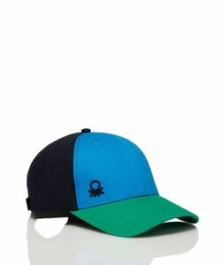 ベネトン UNITED COLORS OF BENETTON キャップ （黒青緑） Mサイズ 帽子 CAP 新品、未使用