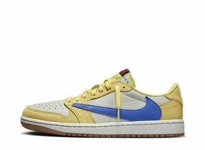 Travis Scott Nike WMNS Air Jordan 1 Retro Low OG "Canary" 26cm DZ4137-700