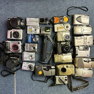 【A22】計26個　コンパクトデジタルカメラ　まとめ売り　GoPro OSUMO Action Pentax Olympus Kodak FUJIFILM Yashica Nikon Sony など 