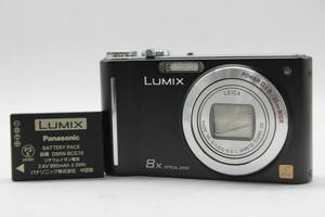 【返品保証】 パナソニック Panasonic LUMIX DMC-ZX1 ブラック 8x バッテリー付き コンパクトデジタルカメラ v584