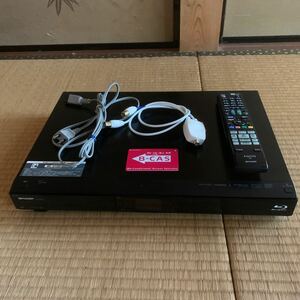 SHARP AQUOS HDD/ブルーレイレコーダー BD-HDS53 リモコン付