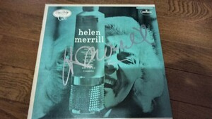 helen merrill. 国内盤LP サイン入り、ヘレンメリル ウィズ クリフォード ブラウン　ジャズ ヴォーカル