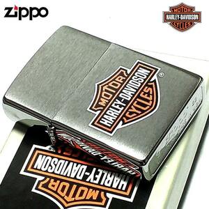 ZIPPO ライター ハーレー ダビッドソン ロゴデザイン シンプル かっこいい ジッポ 渋い シルバー おしゃれ メンズ プレゼント ギフト