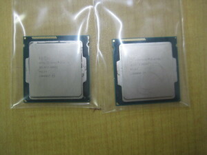 中古品!!!CPU Intel Corei7-4770 と Corei7-4770K セット!!