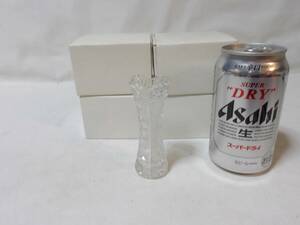 大幅値下げ 即決 クリスタル ガラス フラワーベース 一輪挿し 花瓶 CRYSTAL 