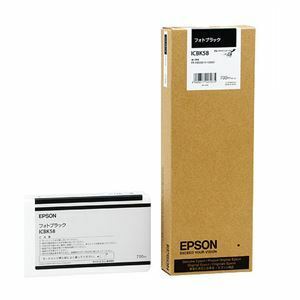 【新品】（まとめ） エプソン EPSON PX-P／K3インクカートリッジ フォトブラック 700ml ICBK58 1個 【×3セット】