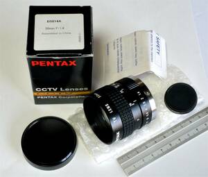 ★ Pentax　B5014A　50mm F1.4　Cマウント レンズ　1”　FA産業用　美品　動作確認　TV LENS　検） RICOH　FL-BC5014A-VG　[B]