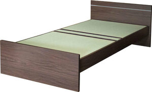 新品処分　パネルデザイン 畳ベッド シングルサイズ 床面高さ調整可能 タタミベッド