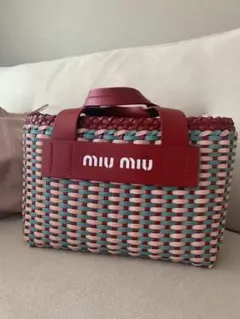 【MIUMIU】 カゴバッグ