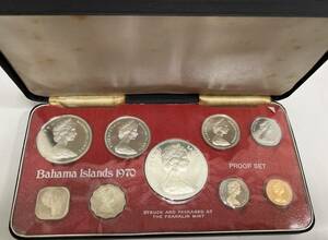 ＃20745　1970年 バハマ連邦 プルーフセット 銀貨　ミント　アンティーク　コイン　長期保管品　箱無し