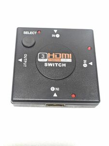 ★訳あり HDMI セレクター HDMI切替器 スイッチ 3ポートハブ HDMI出力 1080p フルHD PC PS3 4 TV xbox等の切り替えに便利！ 111