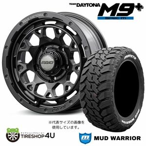 4本セット RAYS DAYTONA M9+ SpecM 16x6.0J 5/139.7 -5 AOJ MONSTA MUD WARRIOR M/T 215/70R16 ホワイトレター ジムニーシエラ JB74W