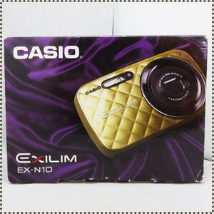 【 美品 】 CASIO EXILIM EX-N10 GD ゴールド コンデジ + サンディスク micro SDカード 4GB HA042506