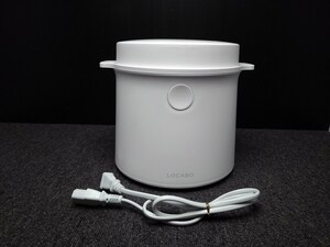 K1999 M ◆中古品◆ LOCABO ロカボ 糖質カット炊飯器 JM-C20E-W 2023年製 現状渡し ◆通電確認済◆