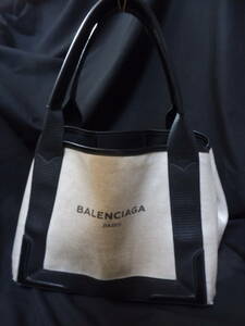  BALENCIAGA バレンシアガ カバス トートバッグ ハンドバッグ キャンバス レザー 　s 