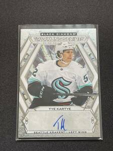 Tye Kartye【NHL 2023-2024 UPPER DECK Black Diamond】RC Rookie Auto | Seattle Kraken