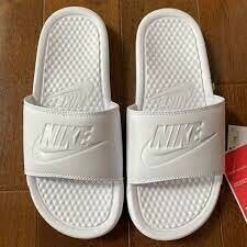 NIKE ナイキ ウィメンズ ベナッシ JDI 白 26cm 343881-115 23-0604-3-14