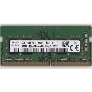 【中古】【ゆうパケット対応】SK hynix製 HMA81GS6AFR8N-UH N0 AC S.O.DIMM DDR4 PC4-2400T 8GB [管理:1050014425]