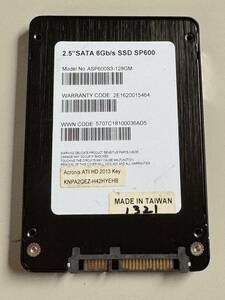 ADATA SSD 128GB【動作確認済み】1321
