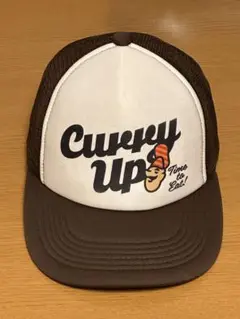 限定 Curry upメッシュキャップ　ブラウン CURRY UP POP-UP