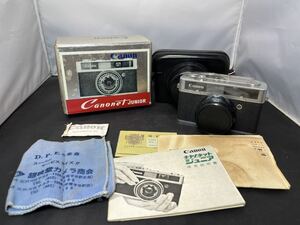 Canon キャノネットジュニア Canonetjunior カメラ キャノン 保証書付き 共箱 フィルムカメラ