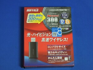 ☆☆BUFFALO・無線LAN子機・AirStation NFINITI 300Mbps ハイビジョン 高速ワイヤレス/[WLI-VC-G301N/ジャンク扱い☆☆☆