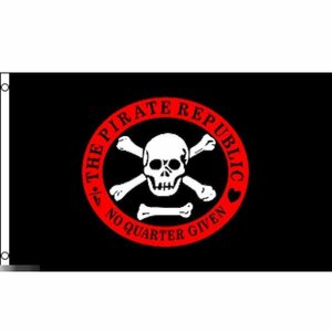 海外限定 国旗 海賊旗 パイレーツ スカル 特大フラッグ