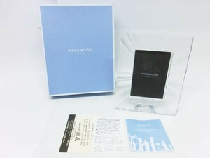 57▲a098☆中古美品　ウェッジウッド　クリスタル　デイライト　ピクチャーフレーム　S/S　写真立て　WEDGWOOD　現状渡し