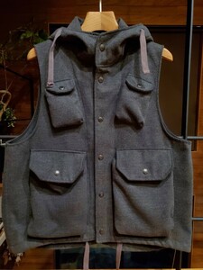 Engineered Garments エンジニアードガーメンツ Field Vest フィールドベスト S ダークグレー インナーベスト オーバーベスト 定番人気