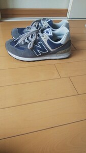 NEW BALANCE☆ML574EGN☆574 classicニューバランス☆スニーカー☆シューズ☆靴☆23.5cm☆ネイビー系