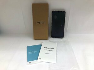 送料無料 1円～ 初期化済み 美品 AQUOS wish3 A302SH ワイモバイル スマホ ブラック バッテリー良好 64GB バージョン13 ソフトバンク〇判定