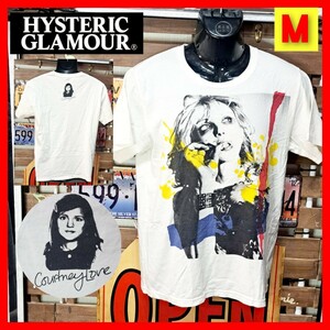 伝説的コラボ　HYSTERIC GLAMOUR×COURTNEY LOVE ヒステリックグラマー　コートニーラブ　プリント　半袖Tシャツ　バンドTシャツ　Ｍ