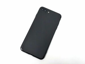 iPhone 7 Plus/8 Plus用 シンプル薄型ソフトケース カバー TPU ブラック