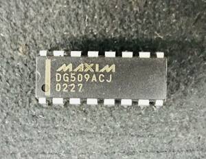 送料185円■新品■DG509ACJ モノリシック CMOS アナログ マルチプレクサ スイッチIC DIP 16P■MAXIM マキシム