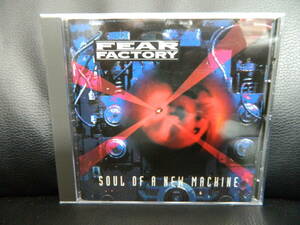 (4)　 FEAR FACTORY　　/　 SOUL OF A NEW MACHINE　　　 　日本盤　 　 ジャケ、日本語解説 経年の汚れあり