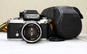 ★レア！希少品★NIKON ニコン F2 NIKKOR-S Auto 50mm F1.4 オールドフィルムカメラ・レンズセット
