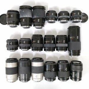 MINOLTA AF 35-70 , 28-105 , 28-135 , 35-105 , 75-300 , 100-300 他 レンズ 18点セット まとめ ●ジャンク品 [8761TMC]