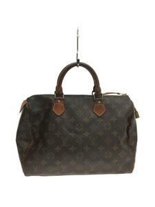 LOUIS VUITTON◆2)スピーディ30_モノグラム・キャンバス_BRW/PVC/BRW